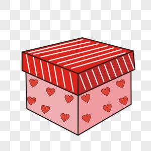 礼物盒子爱心小盒子高清图片