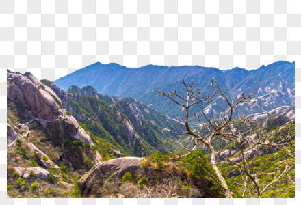 黄山山脉美景图片