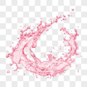 粉色水波素材图片