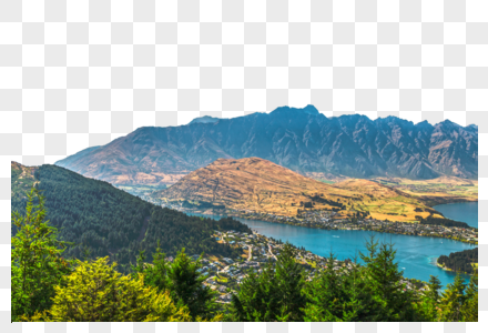 新西兰皇后镇全景图片