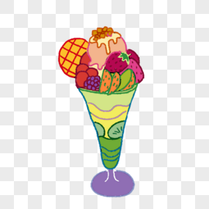 冰淇淋两支奶油冰棒高清图片