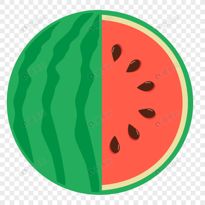 创意半边西瓜