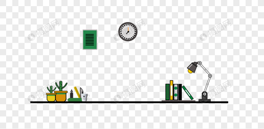 书桌免抠素材图片