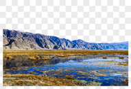 新疆喀什塔什库尔干帕米尔高原金草滩湿地深秋图片