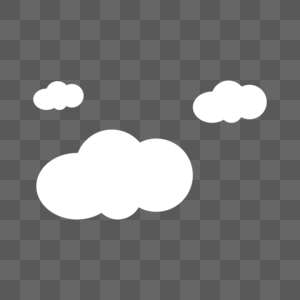 卡通云朵/漂浮云朵/白云图片
