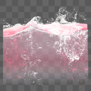 粉色水素材图片