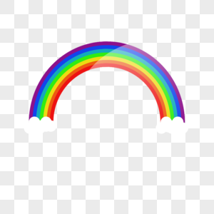 儿童节彩虹元素图片