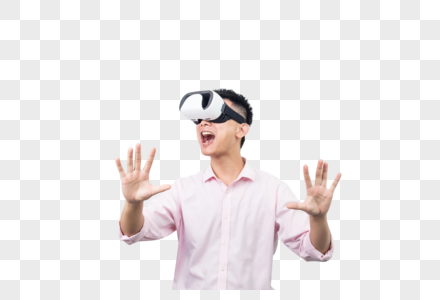 VR虚拟现实使用体验高清图片