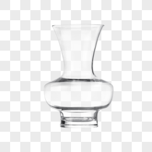 透明玻璃花瓶高清图片