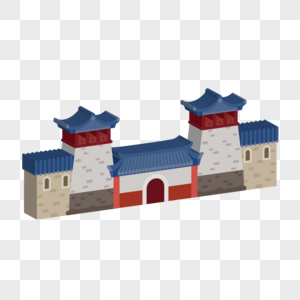 3D 小城门图片