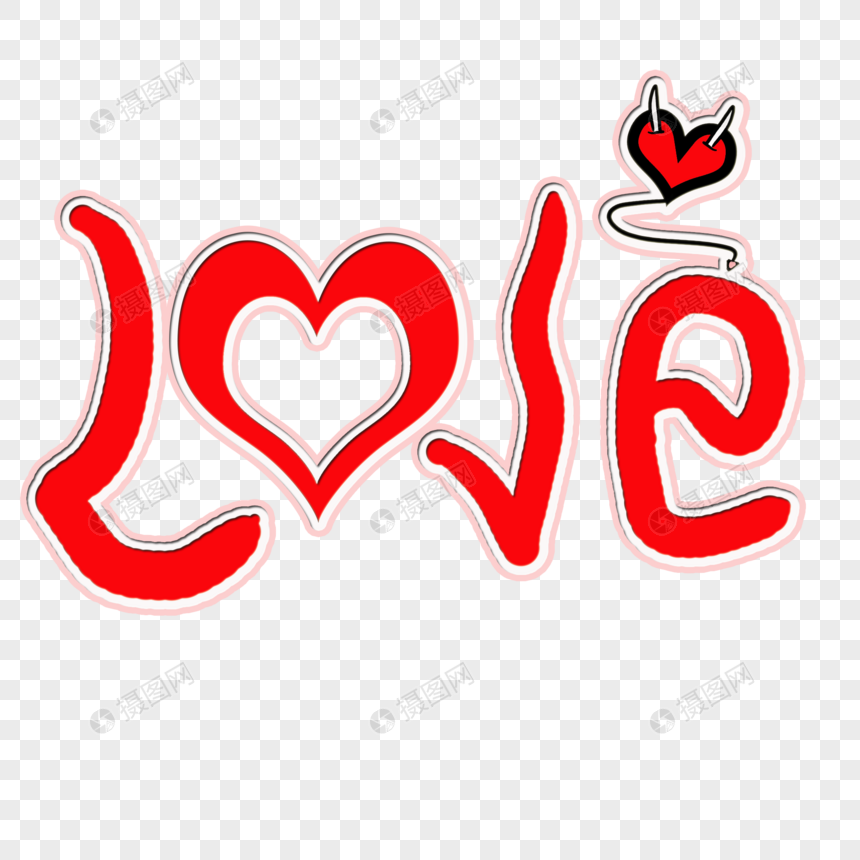 love艺术字