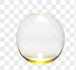 圆形透明玻璃瓶子图片