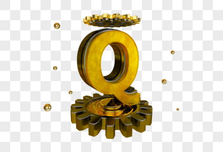齿轮英文字母Q图片