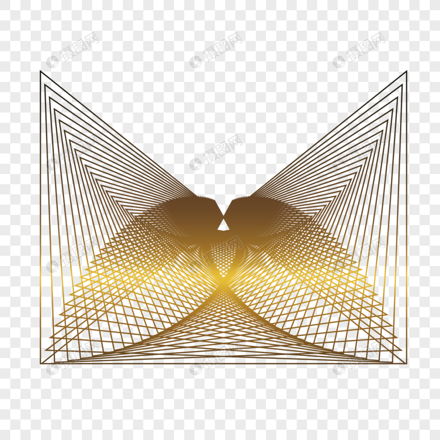 大气黑金科技抽像线条图片