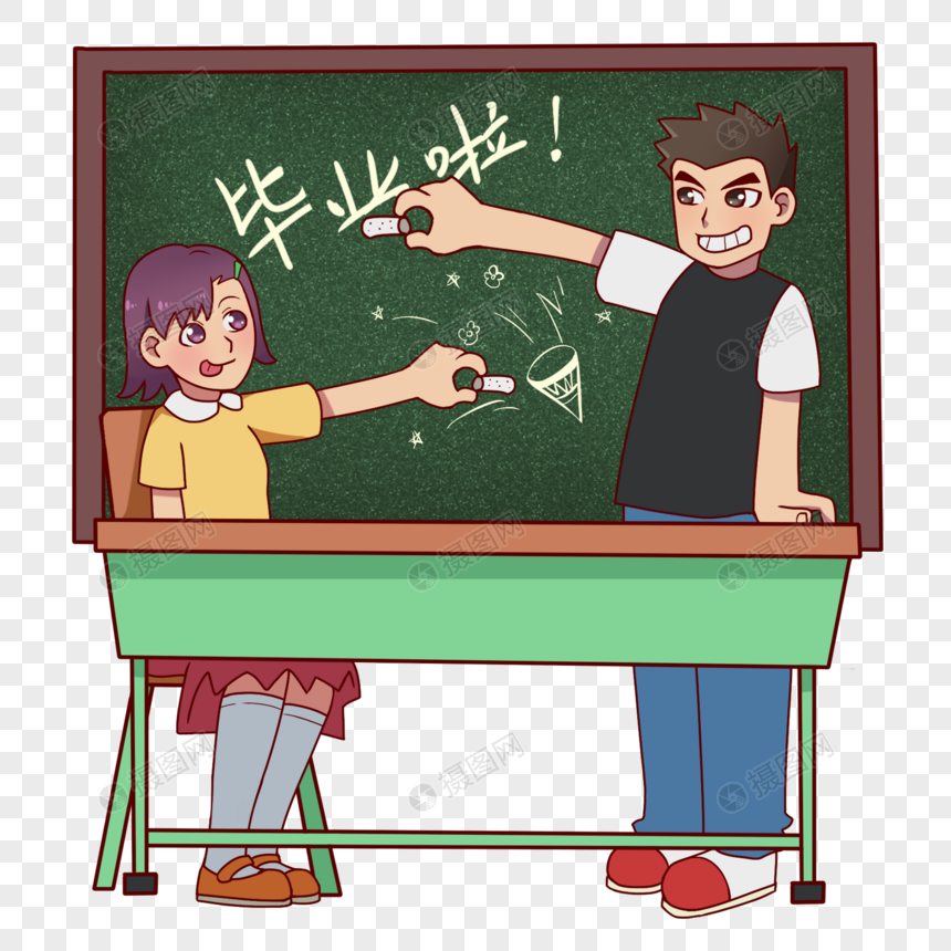 毕业的学生图片