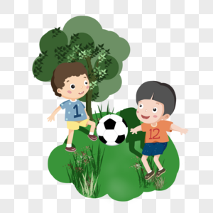 踢足球的孩子图片