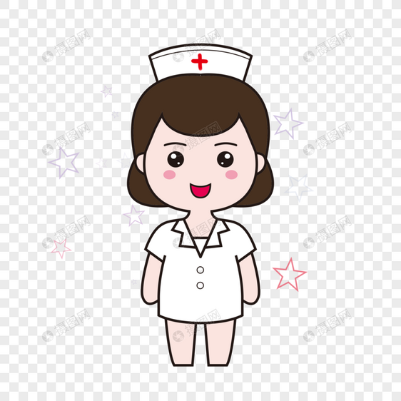 Q版护士图片