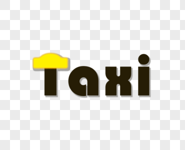 taxi英文计程车高清图片