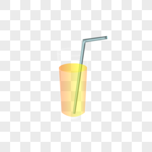 PSD橙汁饮料元素图片