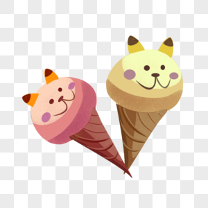 可爱冰淇淋图片