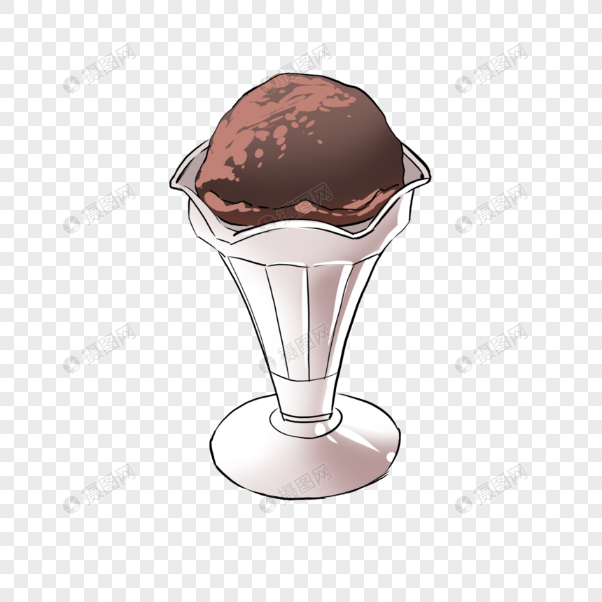 巧克力球冰饮图片