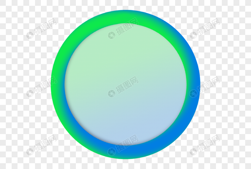 圆形渐变立体边框底纹图片