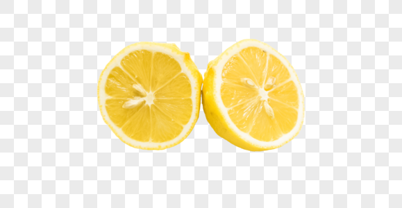 柠檬冰冻的水果高清图片