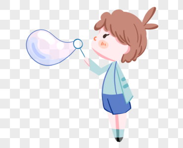 吹泡泡主图元素