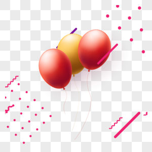 矢量气球组合高清图片