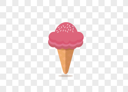 AI矢量图可爱卡通儿童甜品冰淇淋高清图片