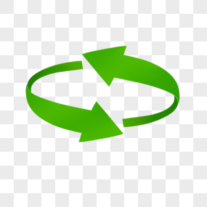 循环绿色箭头图片