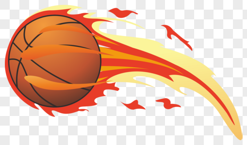 火热篮球元素