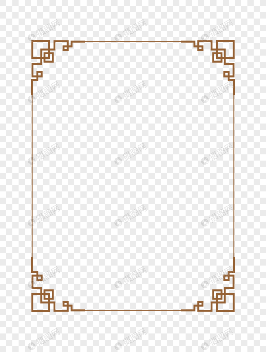 古风边框免抠素材
