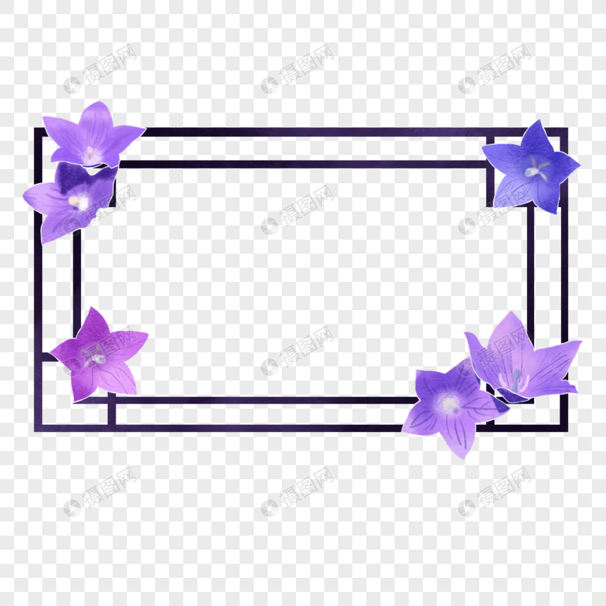 紫色边框图片