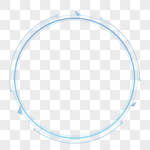 科技圆形边框高清图片