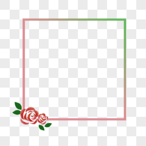 玫瑰边框图片