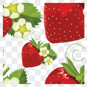 草莓图案图片