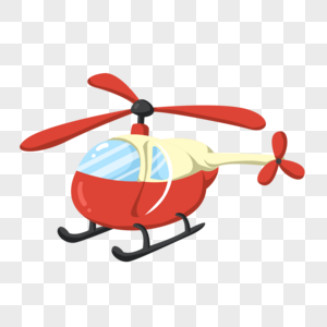 儿童节礼物红色直升机玩具高清图片