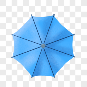 蓝色伞ps伞的素材高清图片