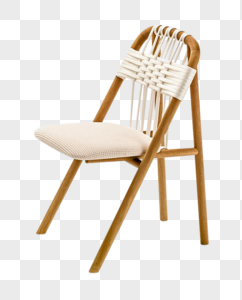 简约绳编椅子图片