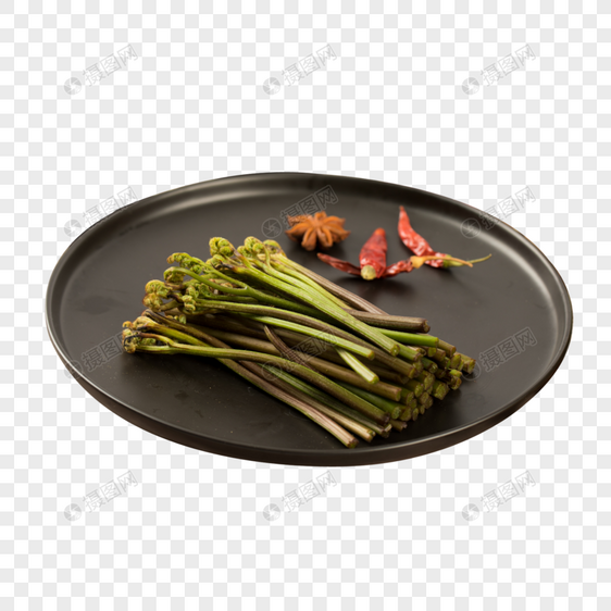 特色蔬菜蕨根图片