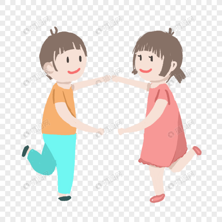 儿童手拉手