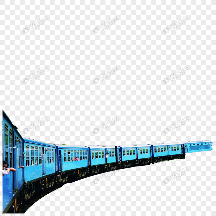 行驶在斯里兰卡高山茶园的火车图片