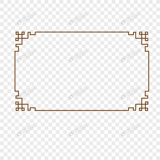 古典结构边框图片