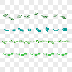 蔬菜分割线小西红柿分割线高清图片