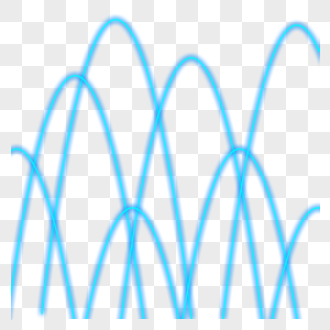 蓝色科技光效图片