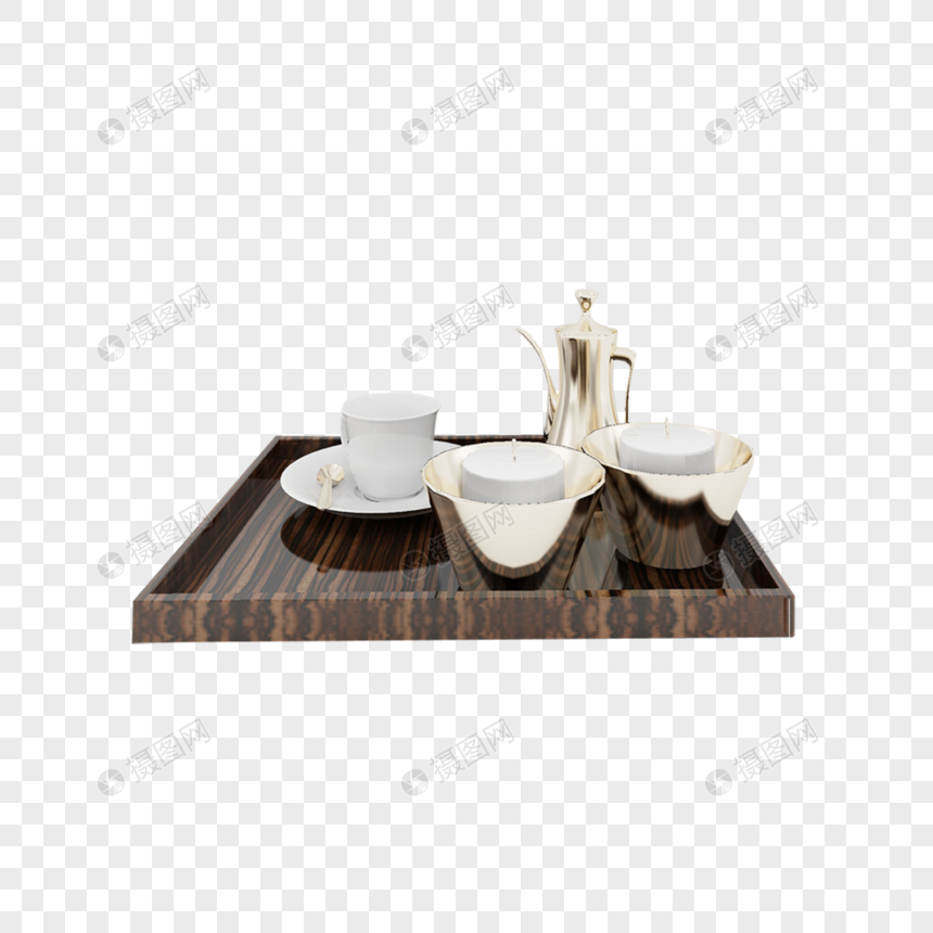 茶盘和茶具图片