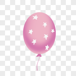 好看的粉色气球图片
