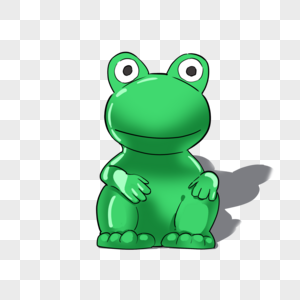 绿色青蛙玩具图片