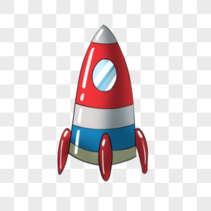红色火箭玩具图片